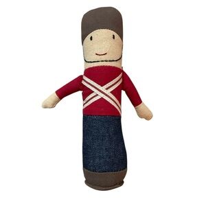 Maileg Soldier Linen Rattle- Retired, rare